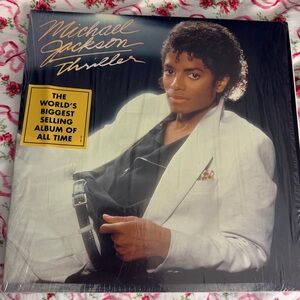 1982 Michael Jackson Thriller Vinyl Record Album